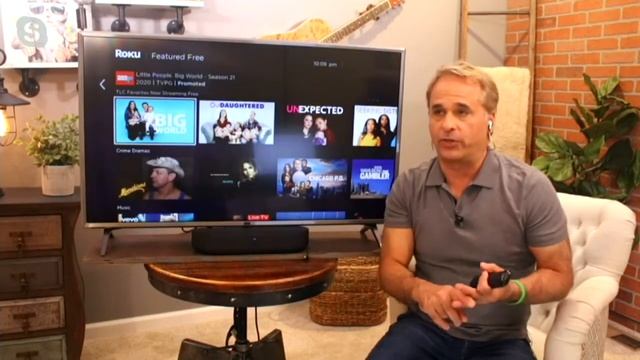 Roku Streambar 4K Streaming Player and Soundbar with Voice Remote on QVC смотреть онлайн