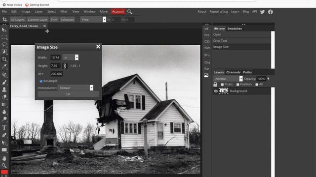 Photopea: How to re-size images for uploading to the AP Website смотреть онлайн