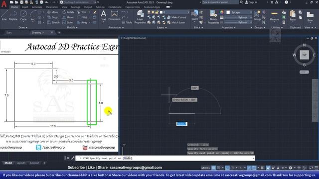 AutoCAD Tutorials: 10 AutoCAD Viewport Setup & 2D Drawing Exercise | Hindi/Urdu | #Autocad 2021 смотреть онлайн