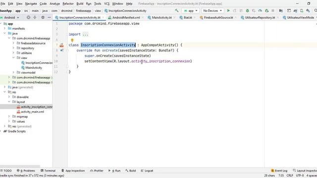 Android : Firebase avec le Coroutine | Flow | MVVM Ep3 Firebase Authentification | tuto français смотреть онлайн