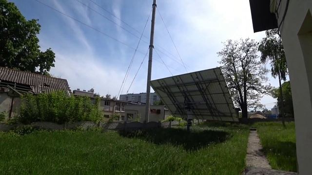Солнечный трекер. Станция на инверторе Solax и панелях Canadian Solar. смотреть онлайн