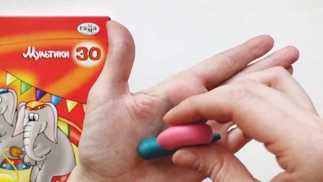 ГАММА: пластилин «Мультики» 30 цветов — обзор смотреть онлайн