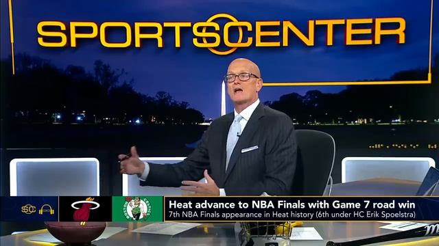 Kendrick Perkins' reaction to the Heat's Game 7 win and going to the NBA Finals | SC with SVP смотреть онлайн