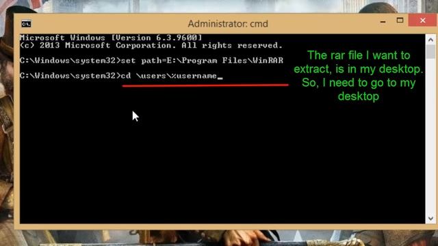 How to extract .rar (RAR) files with Command Prompt (CMD) in Windows (Updated tutorial is out!) смотреть онлайн