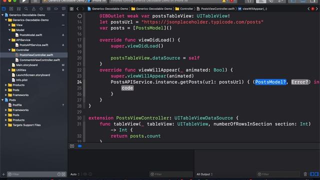 17- API Generics and Decodable (Part 1) смотреть онлайн