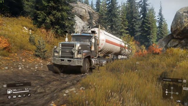 SnowRunner-Caterpillar CT680 + oil tank 6x6 смотреть онлайн