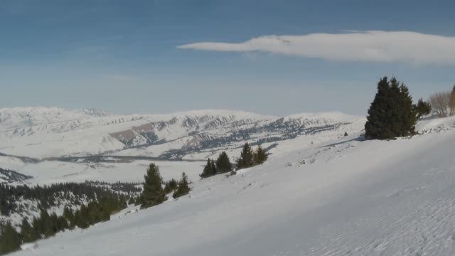 Фрирайд в Жыргалан день прыжков и падений в пухлый снег два спота 5 спусков 7 фев 2024 4K смотреть онлайн