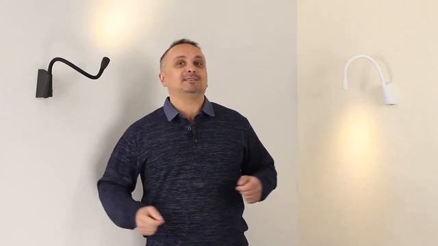 Гибкие светильники бра для чтения Citilux Декарт CL704340 и CL704341 LED с выключателем смотреть онлайн