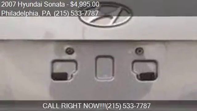 2007 Hyundai Sonata Limited 4dr Sedan for sale in Philadelph смотреть онлайн