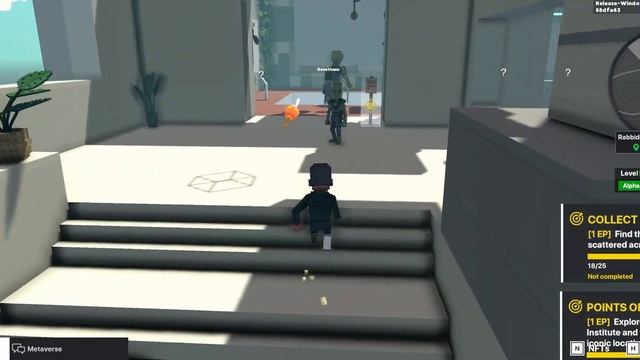 Прохождение Rabbids invade... NFT Institute. Прохождение 3 Альфа сезона Sandbox. Rabbids invade смотреть онлайн