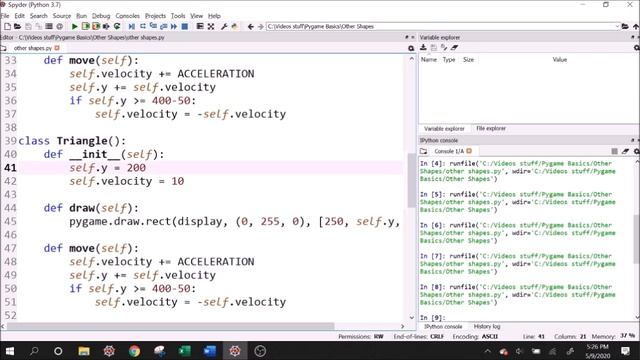 Pygame Basics: Bouncing Other Shapes смотреть онлайн
