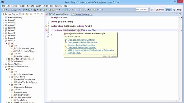 Игры на Java: Крестики-Нолики – Часть 1 из 7 смотреть онлайн