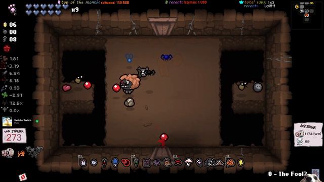 [274] Eden стрик на 4 цели | Самый быстрый кот на Диком Западе | The Binding of Isaac: Repentance смотреть онлайн