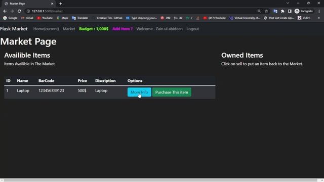E-Commerce Store Project Build with Flask Framework | Sqlite Database смотреть онлайн