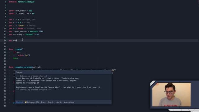 Access Other Nodes and Onready Variables - The Non-Coder's Guide to GDScript 08 смотреть онлайн