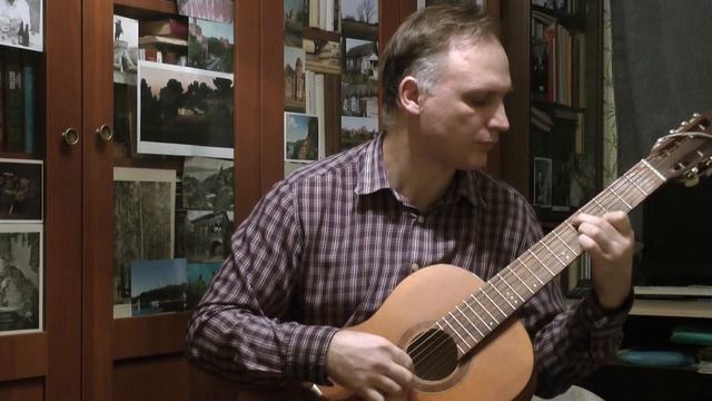 Простая Цыганочка № 1 (С. Орехов) — семиструнная гитара смотреть онлайн