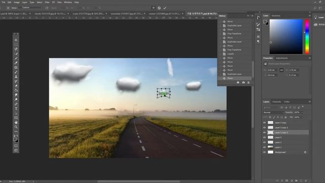 photoshop Tutorial - Simply create a Cloud with a few brush strokes смотреть онлайн