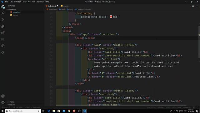 9. Vue.js Props - Send Data to the components using props смотреть онлайн