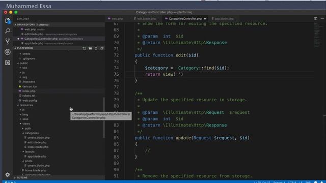 14 Laravel 5 Edit & delete category смотреть онлайн