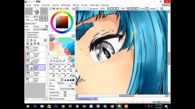 Speed paint with mouse & edit 2017 paint tool sai adobe photoshop~ смотреть онлайн
