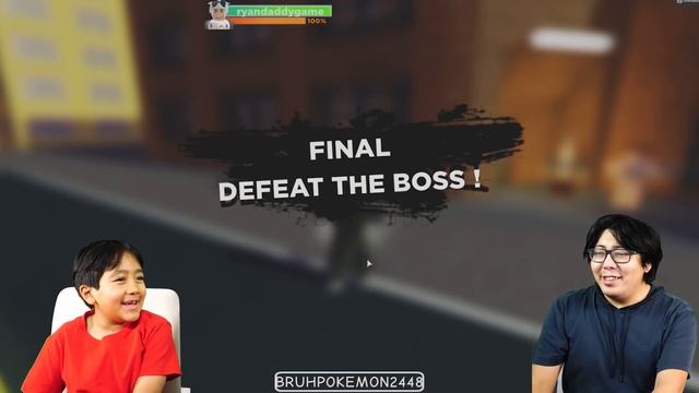 Ryan Vs Daddy! RYAN LEARNS TO BOX IN ROBLOX! Let's Play Roblox Boxing League! смотреть онлайн