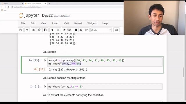 Day 22 - NumPy - Sort, Search and Filter смотреть онлайн
