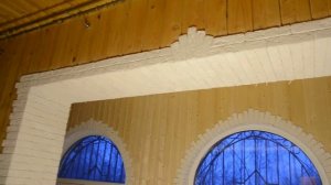 гипсовой плиткой по вагонке откосы