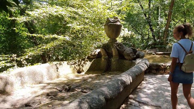 Священный Лес (Sacro Bosco). Водопады Cascata delle Marmore. Путешествуем по Италии. смотреть онлайн