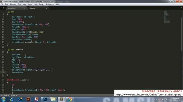 Css3 Tilt Image Animation - Pure Css Tutorial - Html Css Effect смотреть онлайн