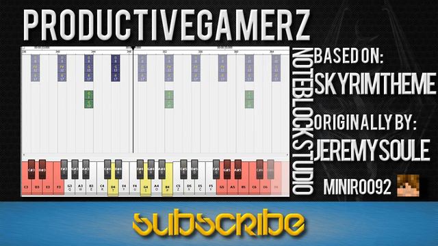 Skyrim Theme: Minecraft Noteblocks смотреть онлайн
