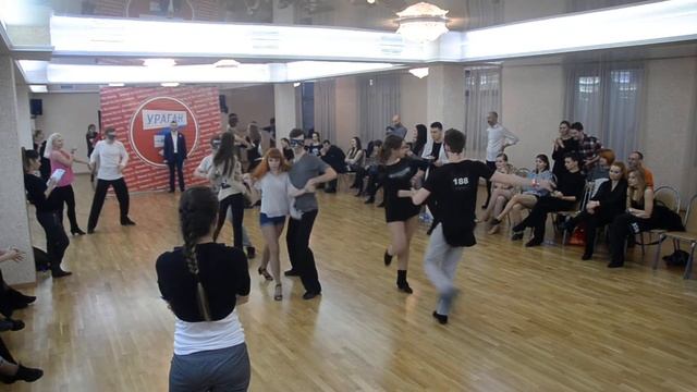 ХАСТЛ, УРАГАН 2017, Нерейтинговый турнир, Космос, 14 финала, заход 4 танец 2 смотреть онлайн