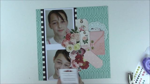 Scrapbooking Process Video #74: How to Add a Large Embellishment to a Layout смотреть онлайн