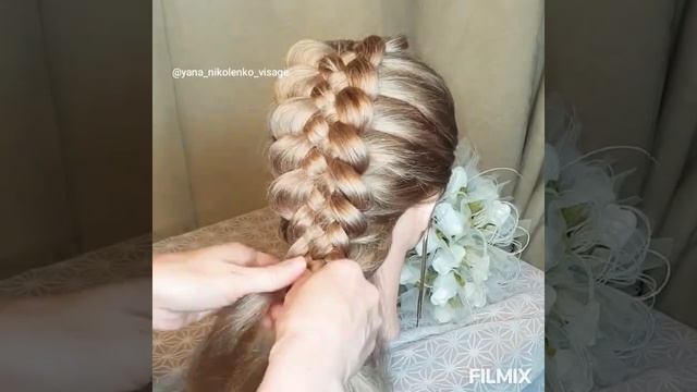 косичка из 5 прядей смотреть онлайн