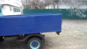 Самодельный мини грузовик на базе мотоколяски С3Д (дополнение к первому видео).