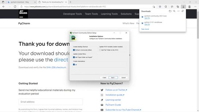 Python and Pycharm IDE installation, Steps to follow смотреть онлайн