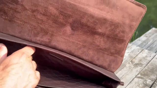 Кожаная красивая мужская сумка-портфель смотреть онлайн