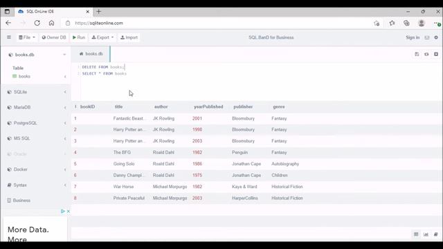 Use SQL Delete operation смотреть онлайн