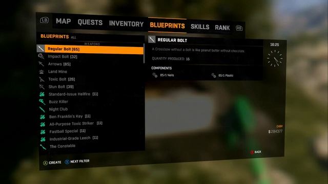 Dying Light Exsanguinate blueprint смотреть онлайн