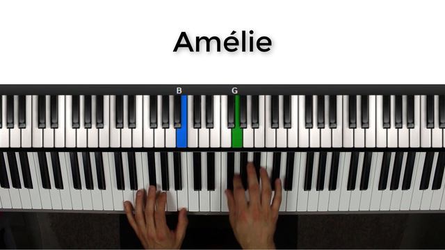 Amelie - Piano Cover (Medium Level) смотреть онлайн