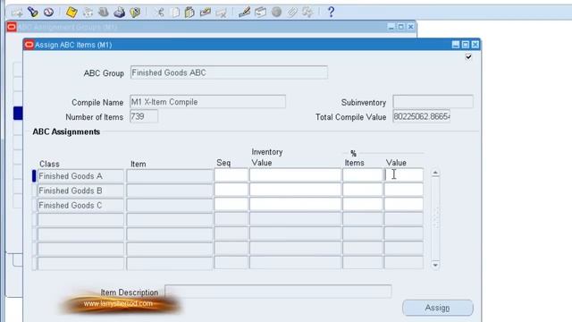 INV ABC Assignment Groups, Oracle Applications Training смотреть онлайн