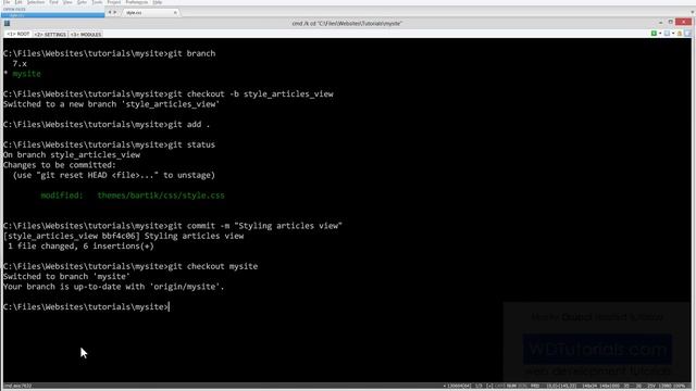 Drupal 7 - Git Branches (#6) смотреть онлайн
