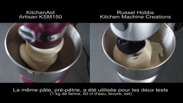 Russell Hobbs Kitchen Machine Creations vs KitchenAid 5KSM150 : Le pétrin смотреть онлайн