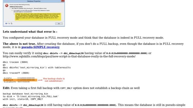Databases: Unable to mirror a database SQL Server 2012 (2 Solutions!!) смотреть онлайн