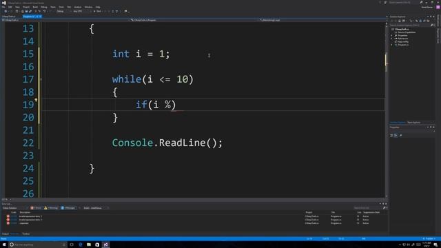 C# Tutorial 3 Conditionals While Exceptions смотреть онлайн