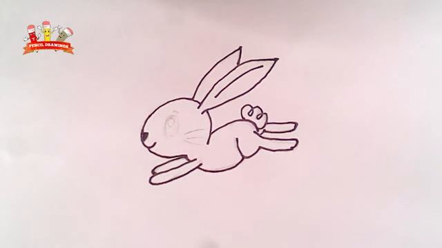 Как нарисовать зайца - Как легко нарисовать зайца на полянке смотреть онлайн