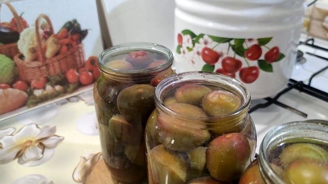 Компот из сливы без сахара на зиму смотреть онлайн