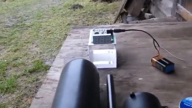 Замер скорости #94 на хронографе ChronMF, пули калибра 4,5 на винтовке Униэлектра смотреть онлайн