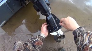 Установка гидрокрыла SE sport - SE300  на лодочный мотор.