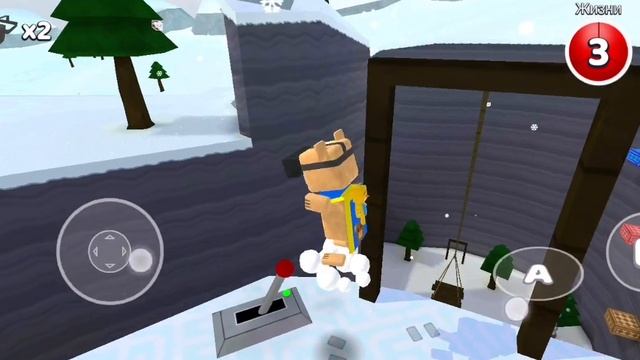 Супер мишка Super Bear Adventure. Миссия паркур снежная долина. смотреть онлайн