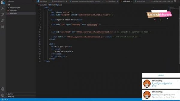 POWER ⚡of Python in Browser| code python in HTML || python latest update :Pyscript installation